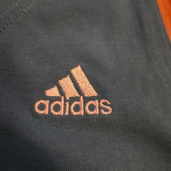 Adidas Training Active Stretch V-Neck Tank Top Turquoise Blue Medium - Picture 5 of 13